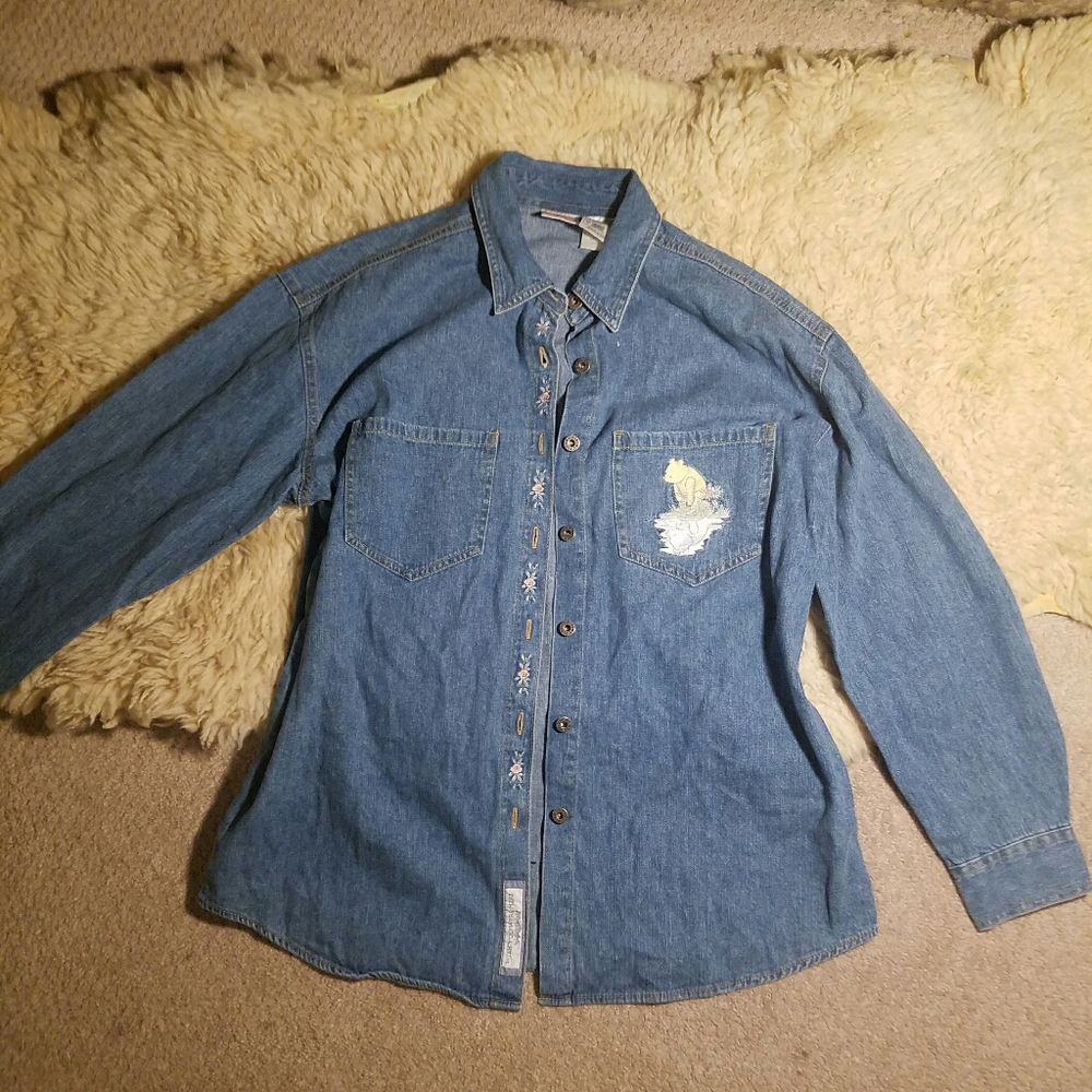 Vintage Disney Winnie-the-Pooh Deniem